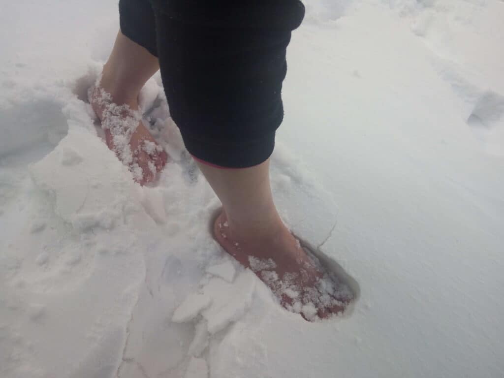 Dreaming of Walking Barefoot in the Snow