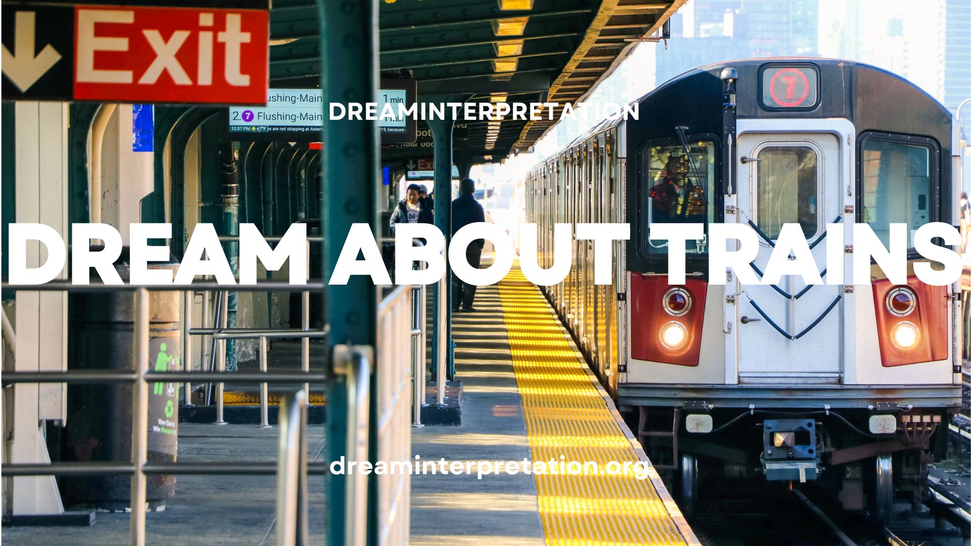 What does it mean when you dream about travelling by train?